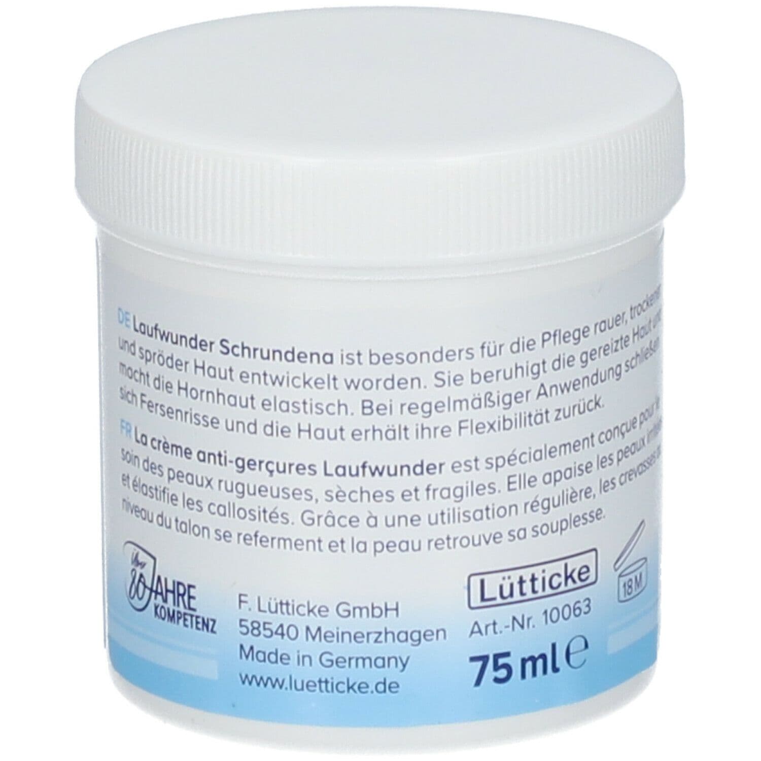Krēms sausai un keratozai ādai LAUFWUNDER® Schrundena 75ml — attēls 3