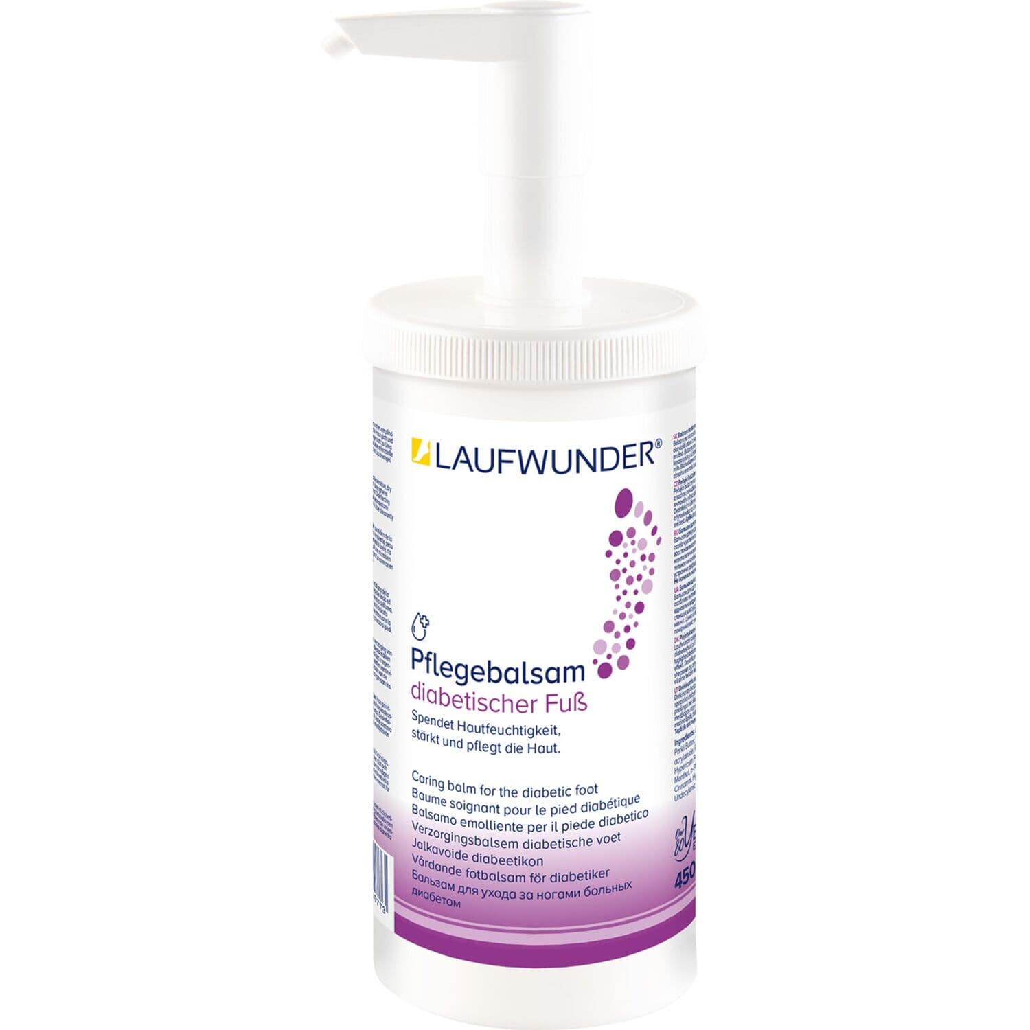 Pēdu balzāms cukura diabēta pacientiem LAUFWUNDER® 450ml