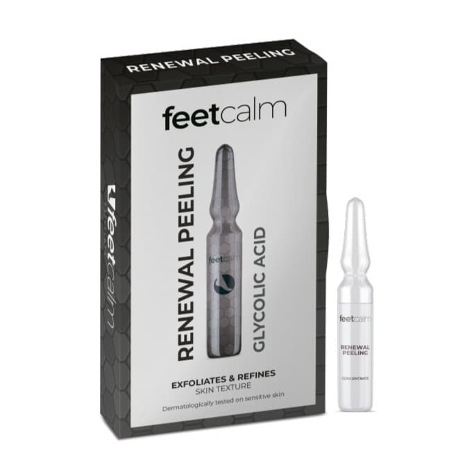 Atjaunojošs pīlinga koncentrāts pēdu ādai, 7x2ml