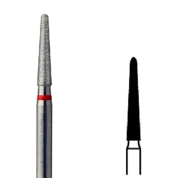 Dimanta frēze "konuss", RD, ᴓ1,6mm EDENTA