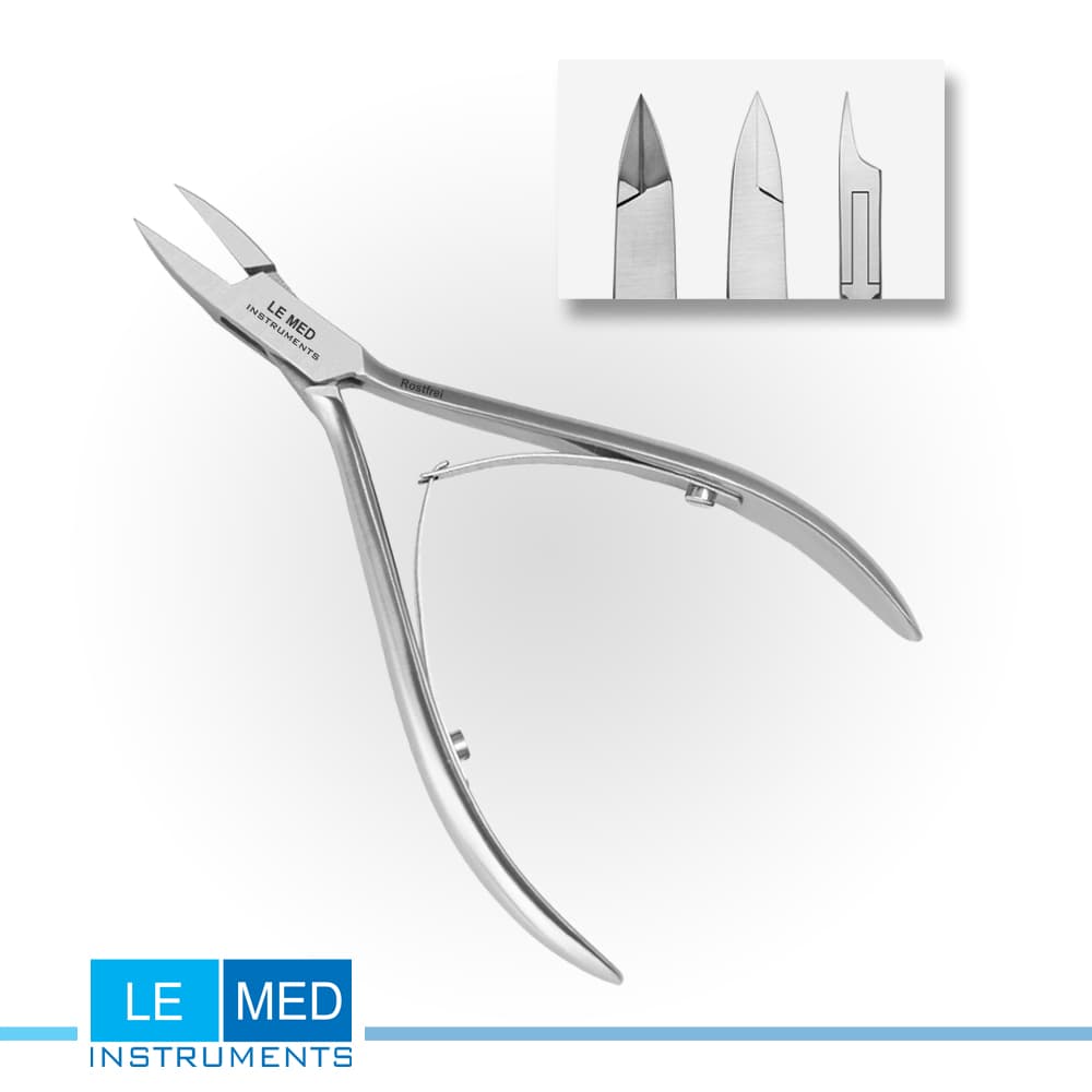 Ieaugušu nagu knaibles 13 cm, šauras LE MED L-6067