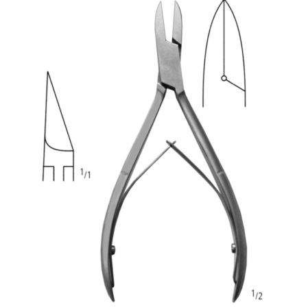 NOPA Knaibles nagu apstrādei 10 cm