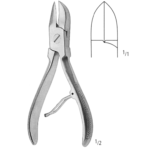 NOPA Profesionālās knaibles nagu apstrādei 13 cm