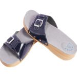ORTHOLAND Ortopēdiskās sandales papēža pieša gadījumā - Tumši zilas