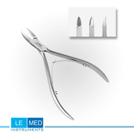 Ieaugušu nagu knaibles 11,5 cm, izliektas LE MED L-6062