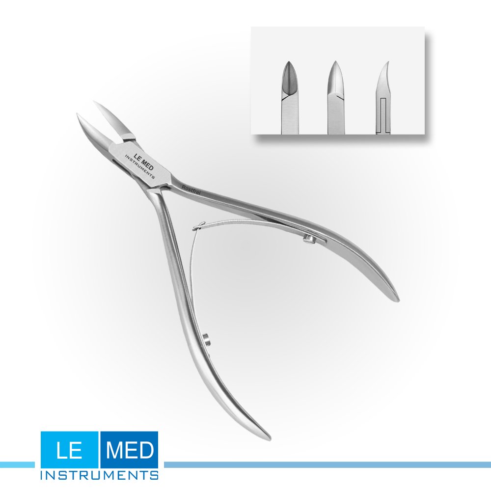 36-11cm (1) Ieaugušu nagu knaibles 11,5 cm, izliektas LE MED L-6062 - Image 1