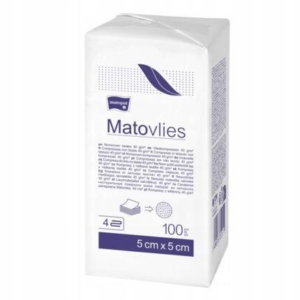 Nesterilas neausta materiāla salvetes 5x5cm, 100 gab.