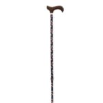 Spieķis ar krāsainu ziedu apdruku, regulējams, svara izturība 100kg - Image 2