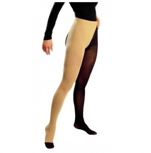 cotton-k2-mono-pantyhose-open-toe-ref-422 Labās/kreisās kājas kompresijas zeķubikse ar atvērtu purngalu - Image 1