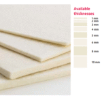 Filca loksnes pēdas, pirkstu atslogošanai